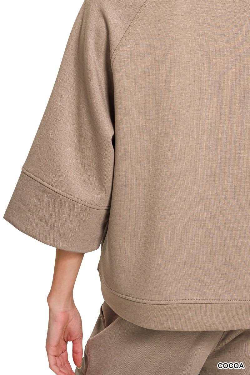 Everyday Causal Scuba Top by Vanilla Monkey