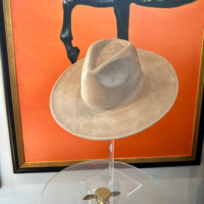 Classic Wide Brim Suede Premium  Hat