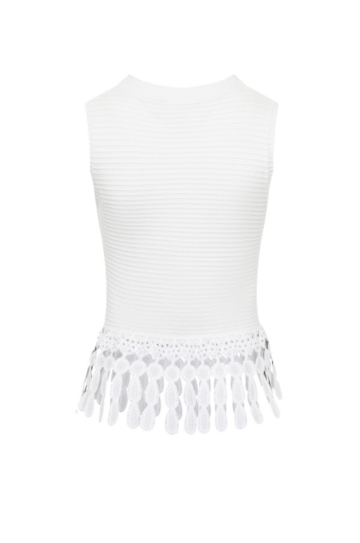 Knit Fringe Top
