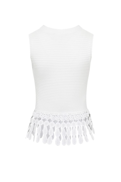 Knit Fringe Top