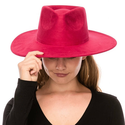 Vegan Suede Rancher Hat