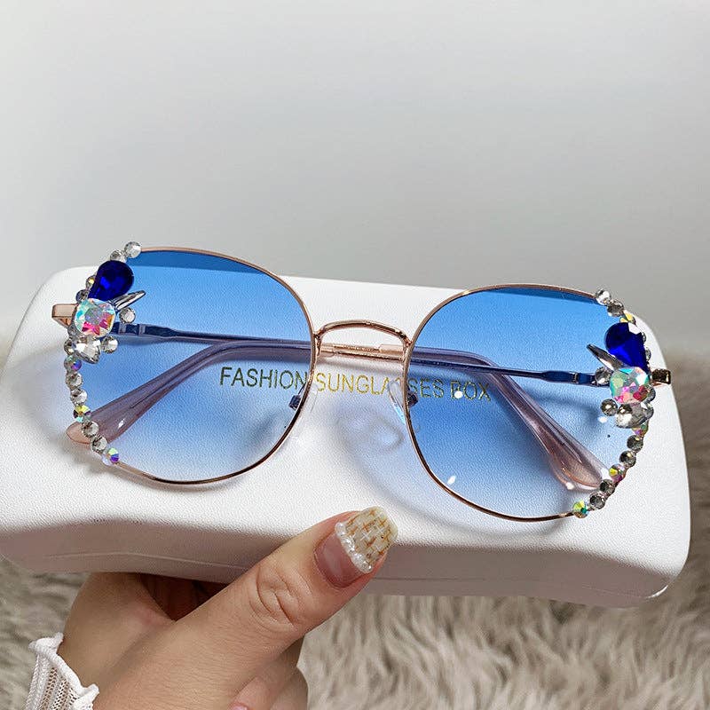 Glam Sunglasses with rhinestones for Women