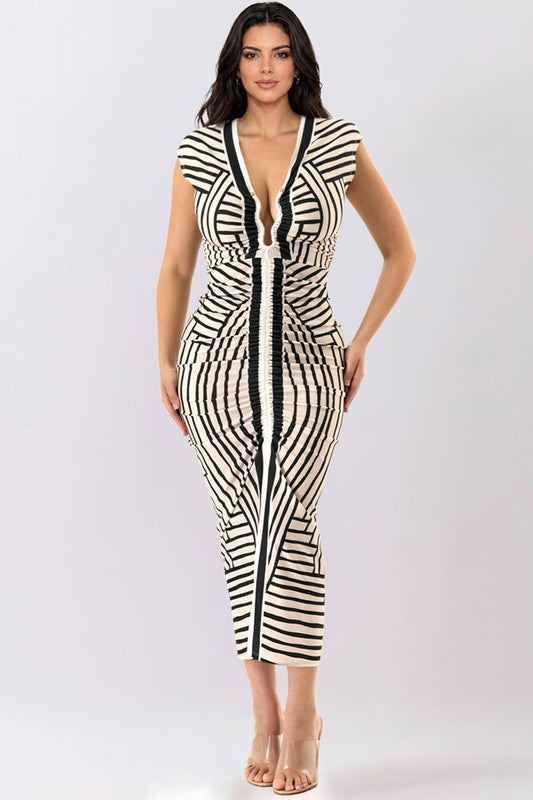 Sanina Bodycon Midi Dress