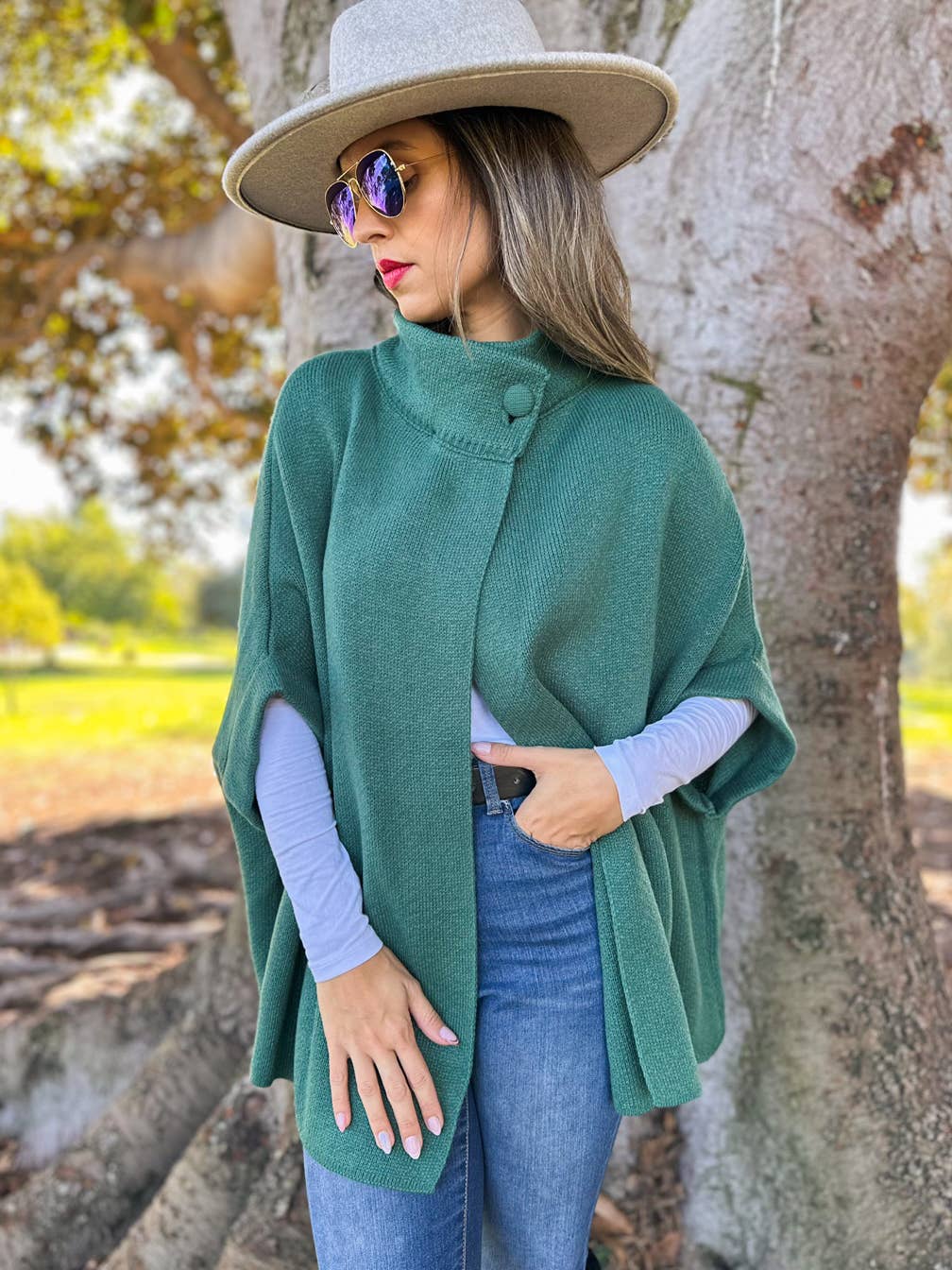 Lovers Only Knitted Cardigan with Neck Button