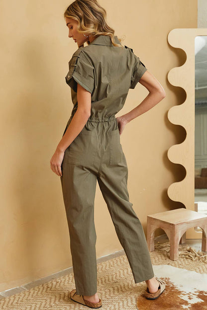 ZARIAH  CARGO  ONE-PIECE JUMPSUIT