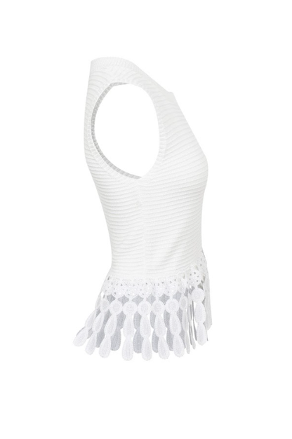 Knit Fringe Top