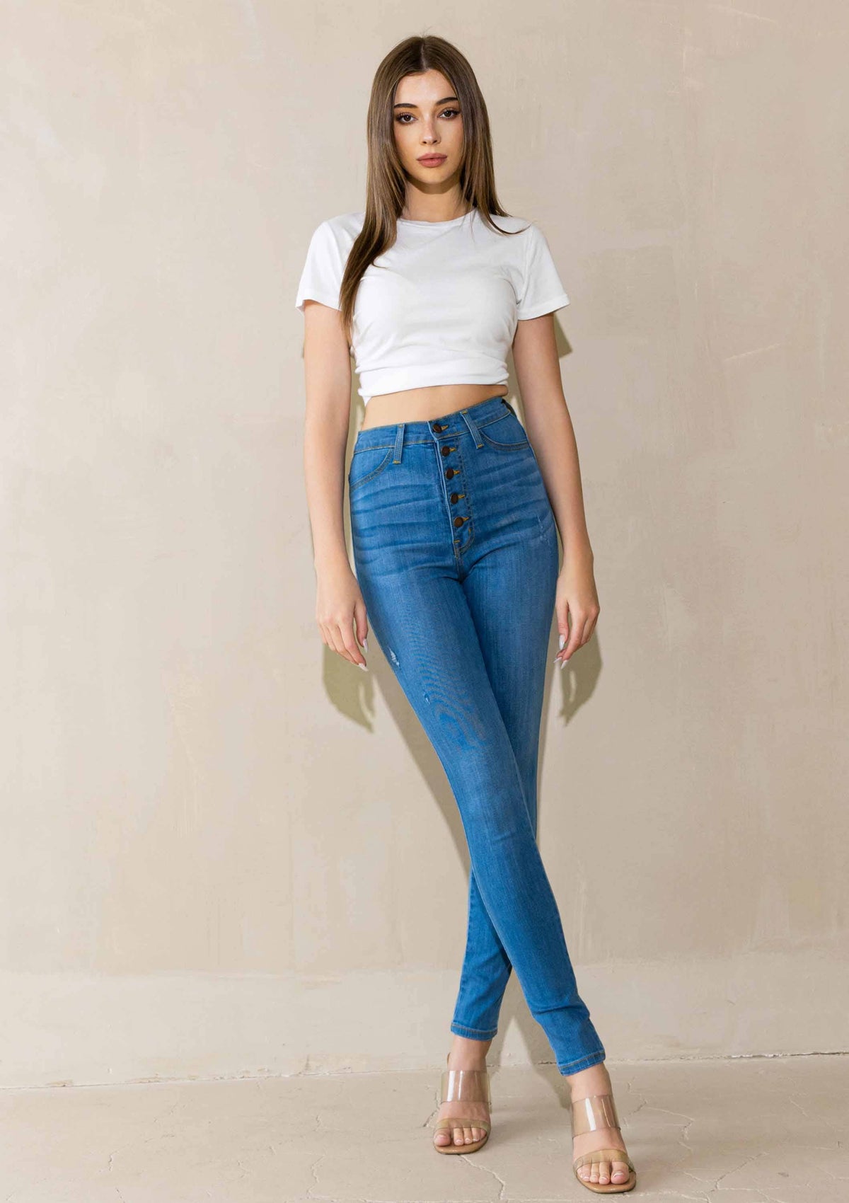 Zero Skinny Jeans by Vibrant Muse
