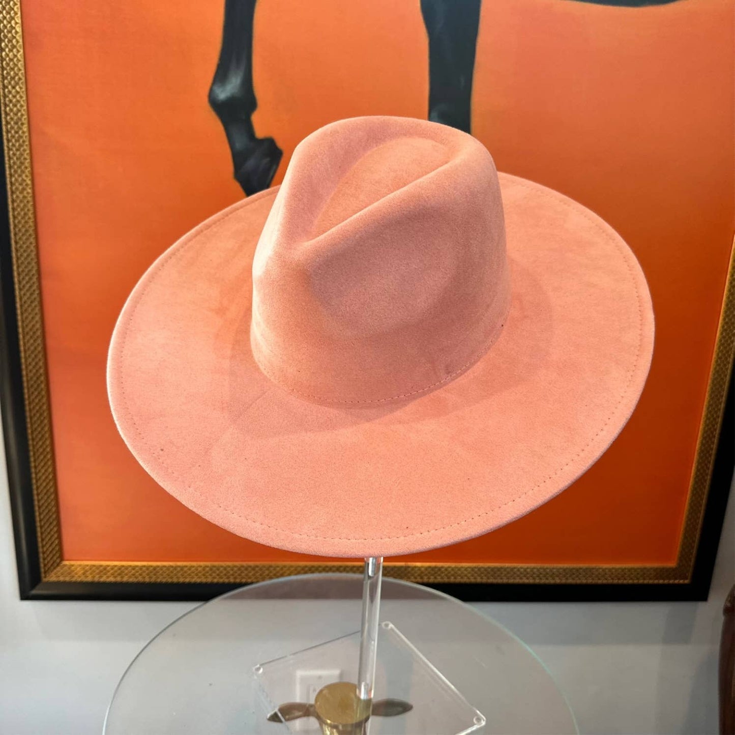Classic Wide Brim Suede Premium  Hat