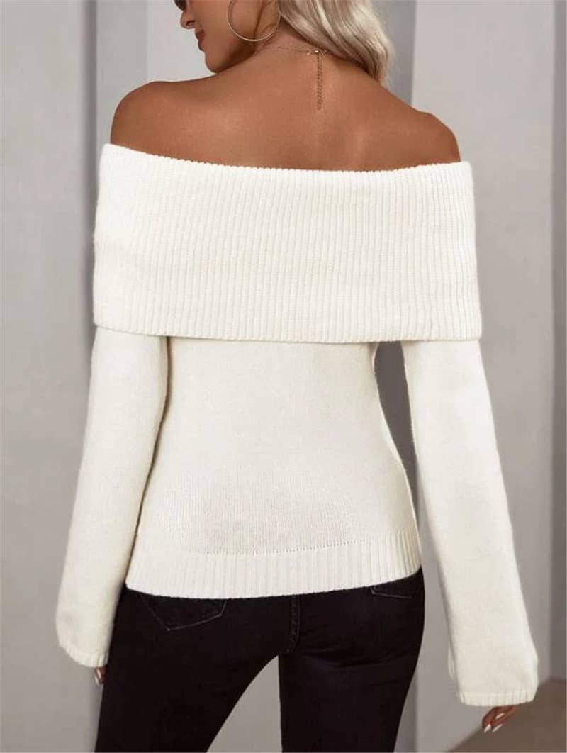 JESSI SEX OFF SHOULDER SWEATER