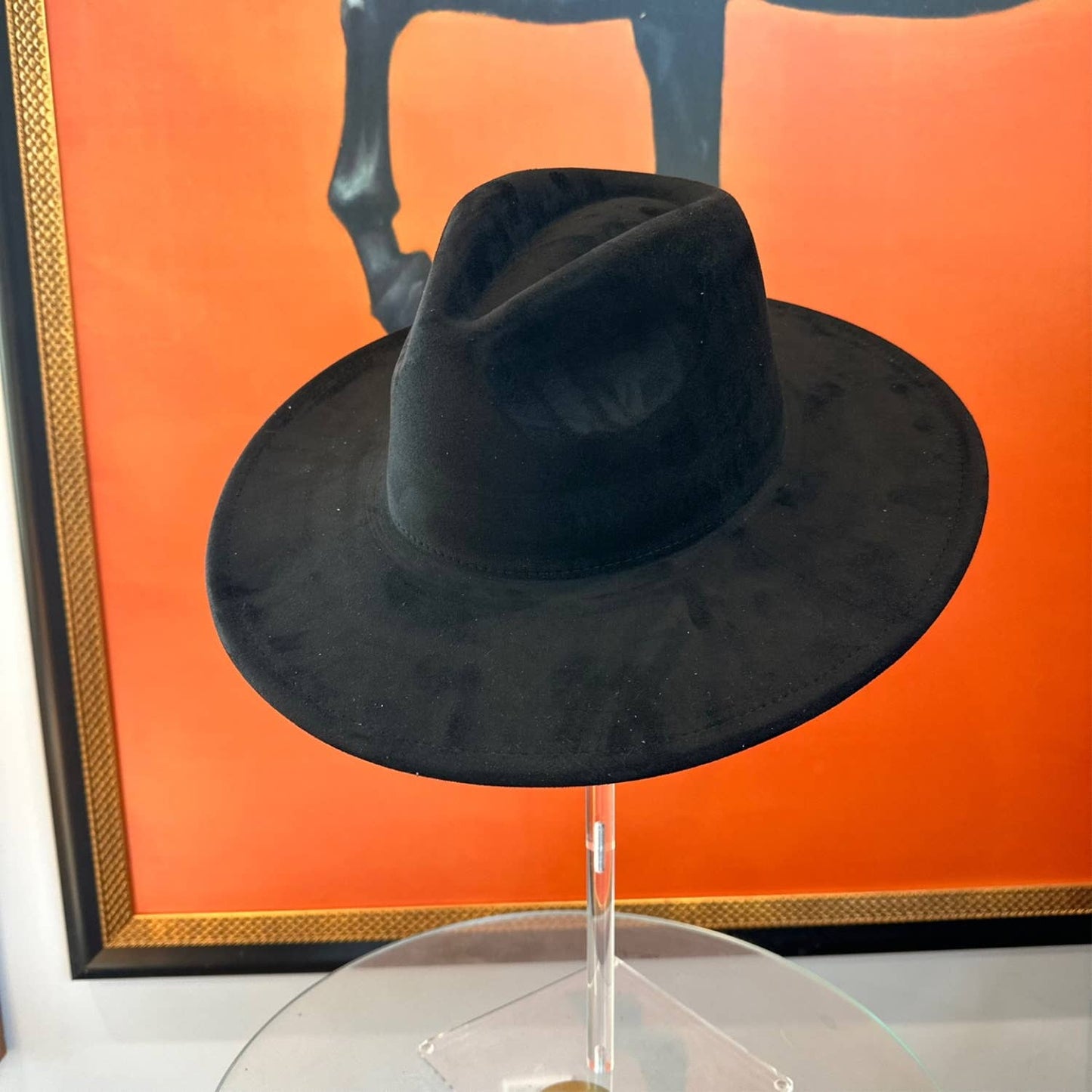 Classic Wide Brim Suede Premium  Hat