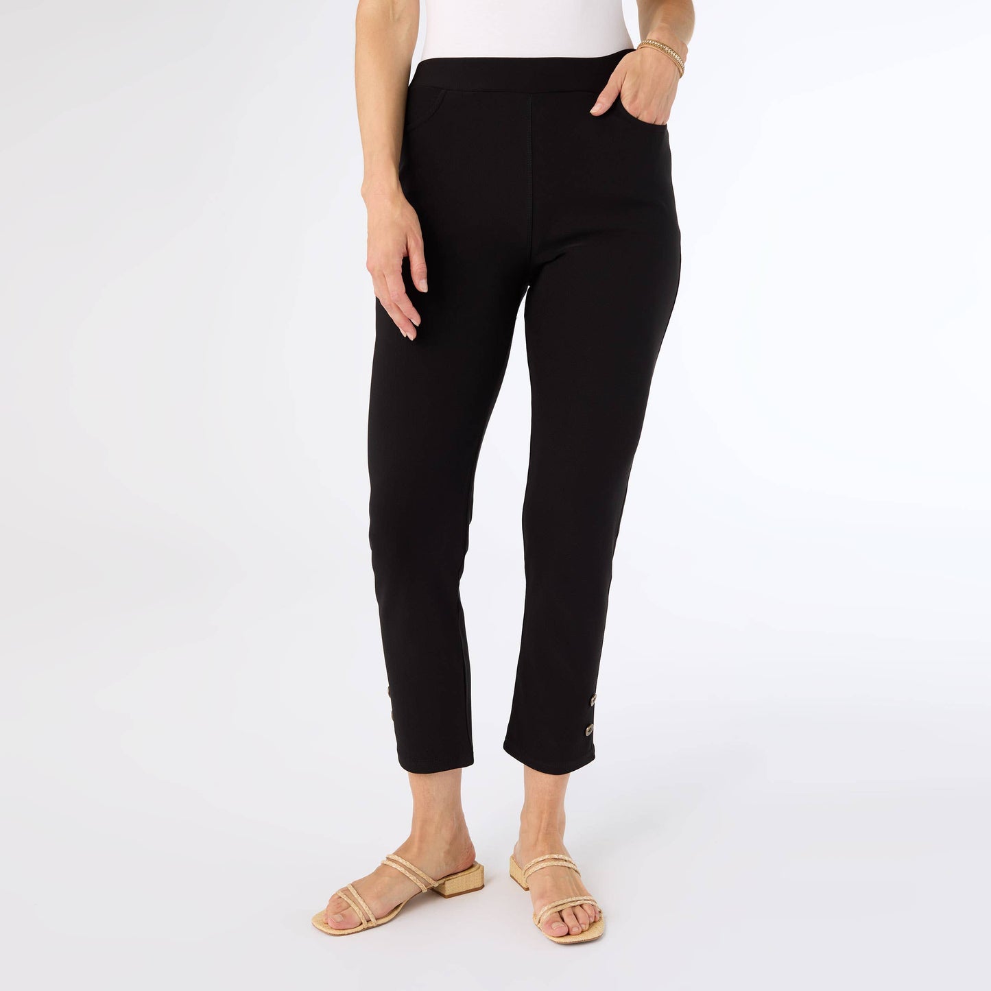 Georgie Ankle with Button Detail