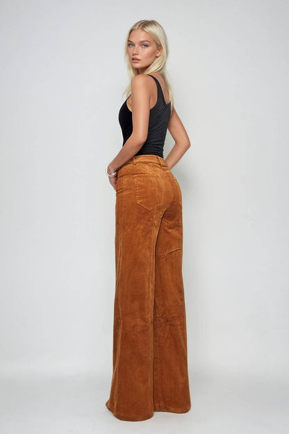 Zanai Corduroy Wide Leg Pants