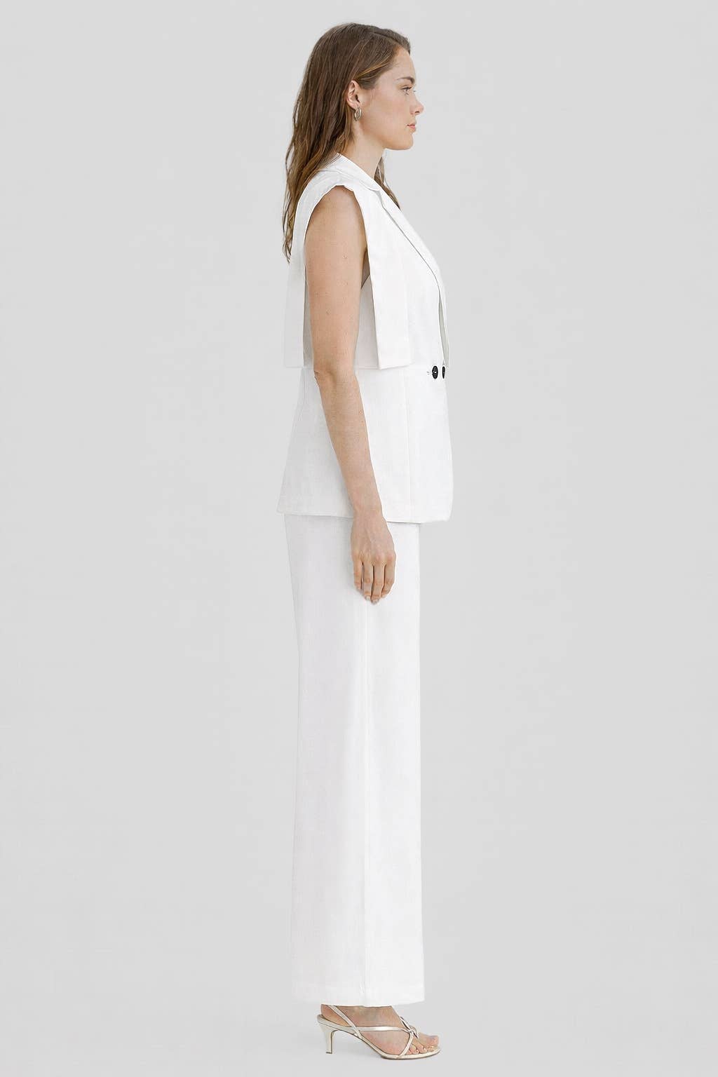 Relaxed Wide-Leg Trousers
