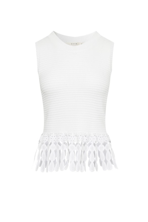 Knit Fringe Top