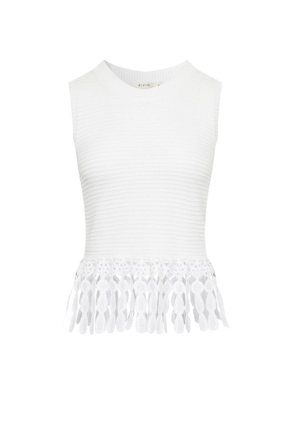 Knit Fringe Top
