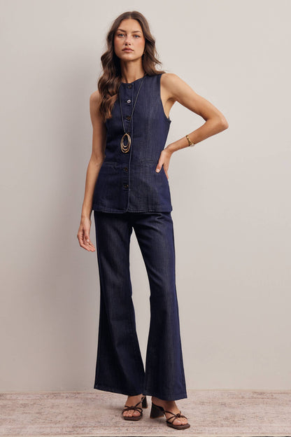 Avera Tailored Denim Pants