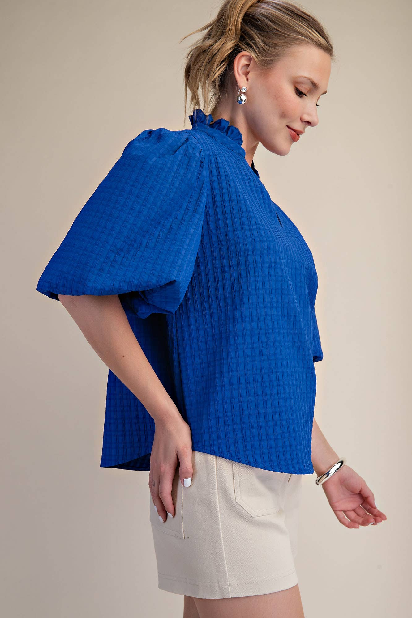Glam Royal Top