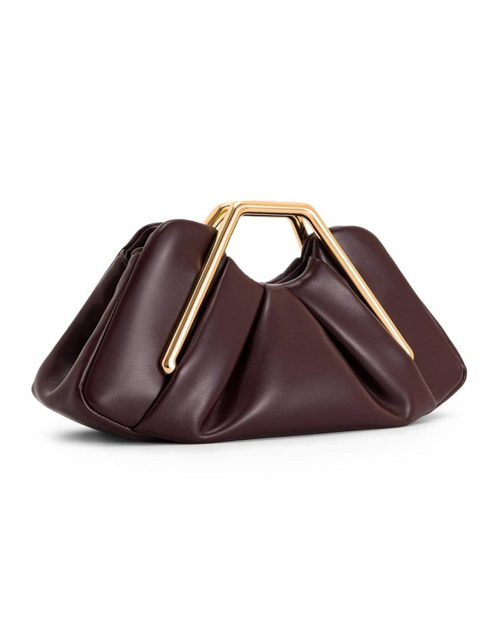 Minimalist Cloud Ruched Evening Clutch