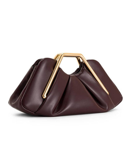 Minimalist Cloud Ruched Evening Clutch