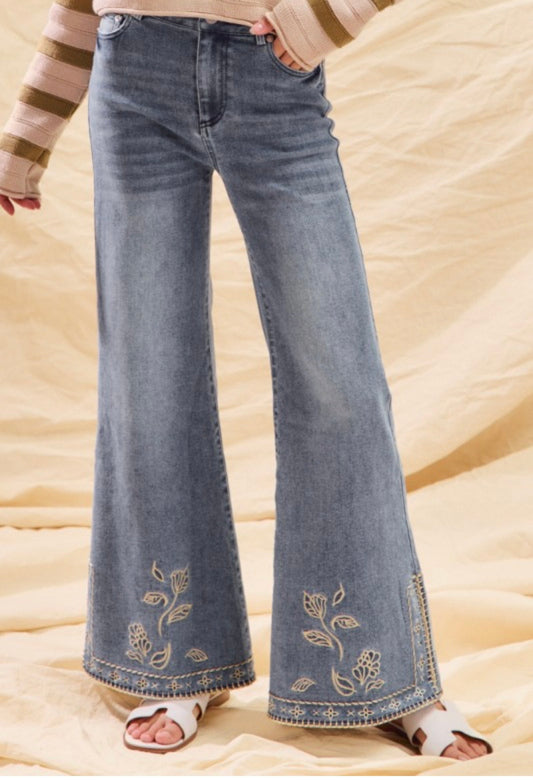 London Embroidery Jeans