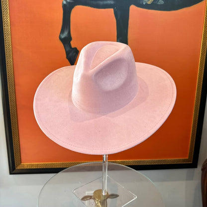 Classic Wide Brim Suede Premium  Hat