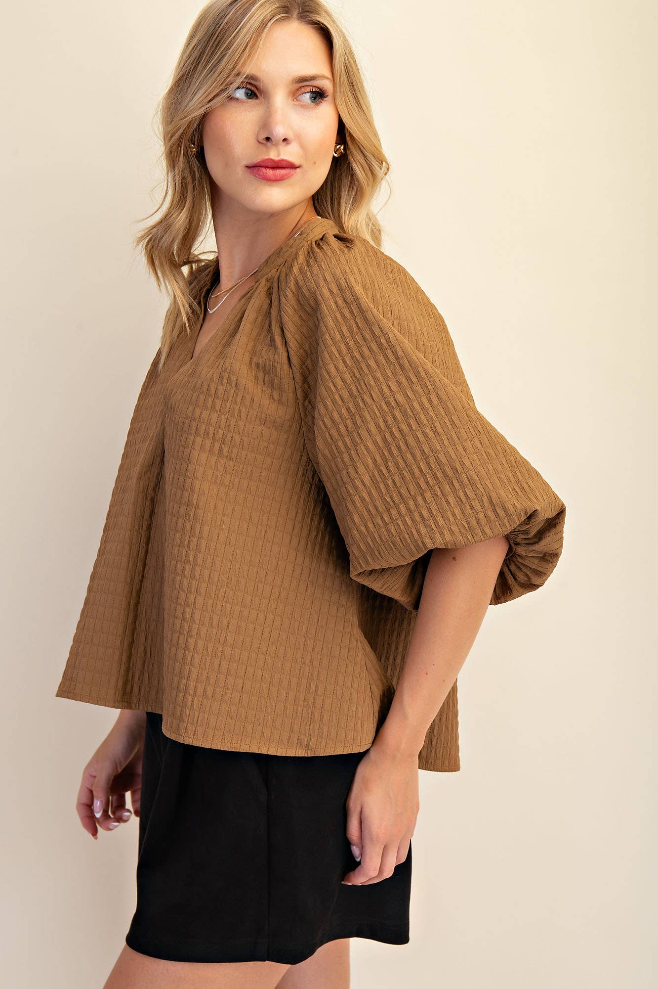 Puff-Sleeve Top