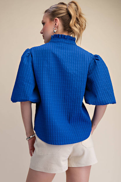 Glam Royal Top