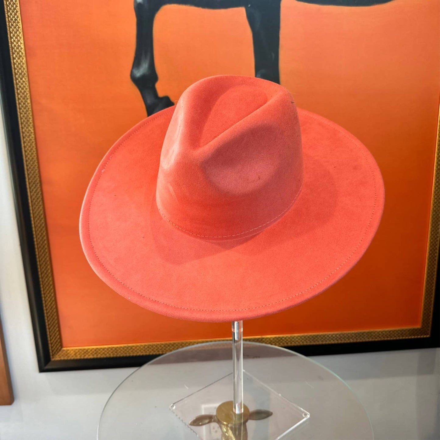 Classic Wide Brim Suede Premium  Hat