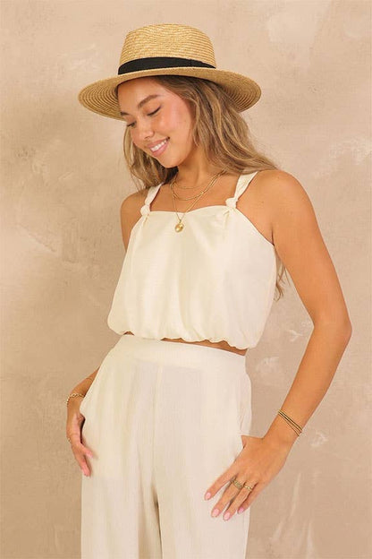 Flowy Cropped Tank Top
