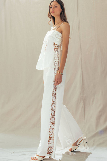 Eyelet Lace Top