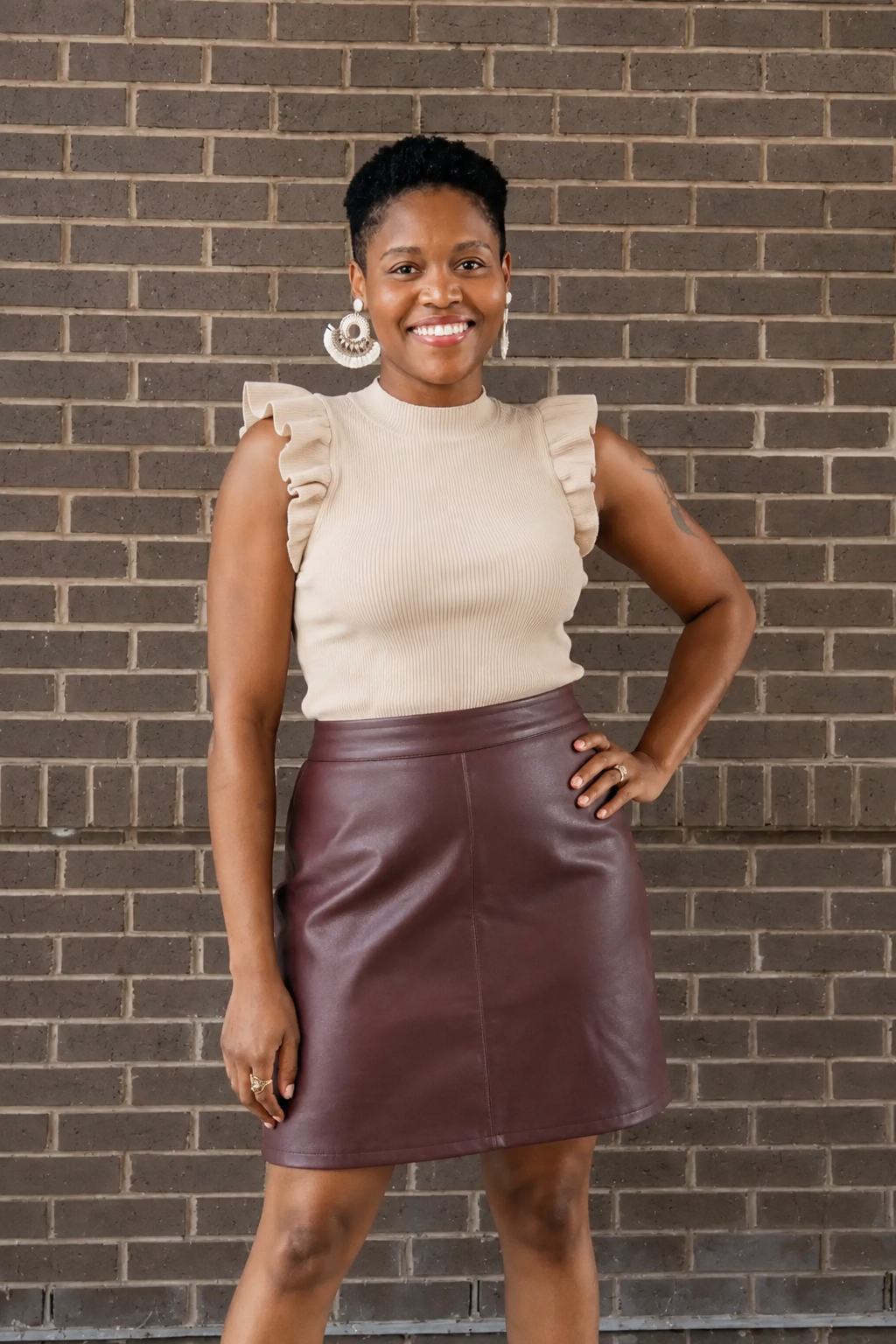 Cameo Ruffle Top By Forte